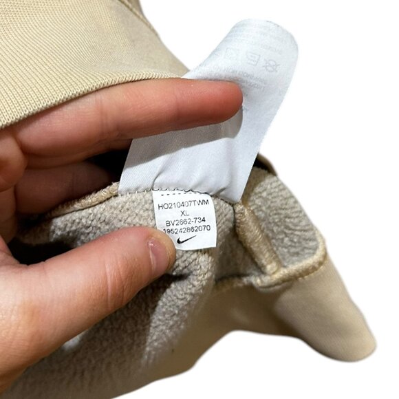 Nike Crewneck Sweatshirt Beige Women's - Picture 4 of 4